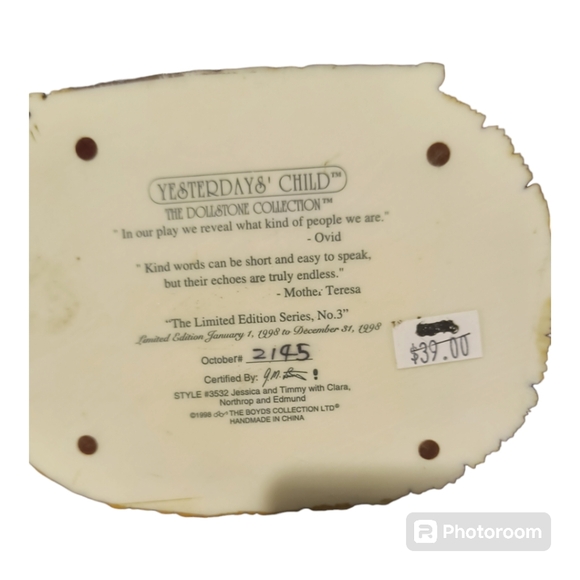 YESTERDAYS CHILD the Boyds Bear Collection "The Animal Hospital" - Picture 4 of 4